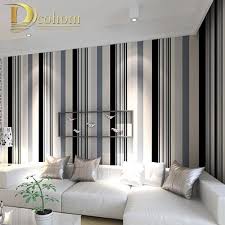 Black And White Striped Wallpaper Bedroom Aliexpress Com Buy Modern Simple Stripes Texture Wallpaper Embossed Wallpaper Bedroom D Striped Wallpaper Living Room Living Room Decor Gray White Wall Decor
