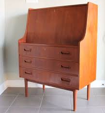 Choose made in denmark quality! Mid Century Modern Danish Teak Secretary Desk Dresser Key Dressers Wardrobes Danish Modern Furniture Danish Teak Furniture Mid Century Modern Furniture