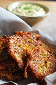 Summer Squash Fritters With Garlic Dipping Sauce Recipe Recipe Nyt Cooking Recipes Squash Fritters