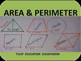 Area Perimeter Of Parallelogram Rhombus Rectangle Circle Trapezium Square Mensuration Youtub Area And Perimeter Perimeter Of Parallelogram Trapezium