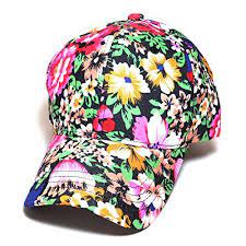 Ablessyo Flower Printed Premium Floral Hawaiian Adjustable Curved Visor Baseball Cap Hats Caps Hats Baseball Baseball Cap