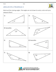 There are some problem solving aspects of working with triangles. 5th Grade Geometry