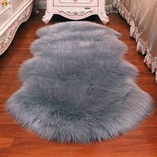 Get set for faux sheepskin rug at argos. Bedee Faux Sheepskin Rugs 60x160cm Faux Fleece Chair Cover Seat Pad Soft Fluffy Shaggy Area Rugs For Bedroom Sofa Floor Amazon Co Uk Home Kitchen
