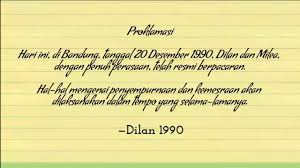 Isi teks proklamasi kemerdekaan indonesia otentik dan asli : Proklamasi Dilan 1990 Youtube
