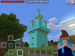 5) ravine and abandoned mineshaft. Minecraft Pe Huge Diamond Castle In Survival Minecraft Map