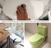Lot de 2 tiges de bouton poussoir de toilette, 38 mm, universelles,  chromées, double bouton poussoir de chasse d'eau pour toilettes, kit de  réparation ...
