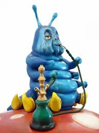 The caterpillar on his mushroom', circa 1900. Giant 3d Alice In Wonderland Caterpillar Prop Event Prop Hire