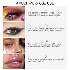 3 Colors Matte Eyeliner Pen Set With Pencil Sharpener, Smoky