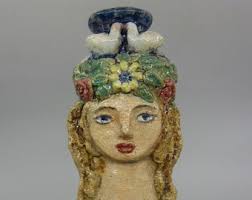 Vintage Swedish Large Carl Roos Brown Bear Figurine Made of Moss & Glue  Scandinavian Animal Figure Unusual Nordic Sculpture Hammerdal Sweden