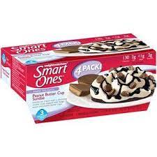 According to the food and drug administration (fda), this recall involves four packs of weight watchers smart ones chocolate chip cookie dough sundae frozen desserts, which contain pieces of cookie dough that tested positive for listeria. Smart Ones Peanut Butter Cup Sundae Frozen Dessert 4 Ct Pack 2 04 Oz Cups Walmart Com Butter Cups Peanut Butter Peanut Butter Cups
