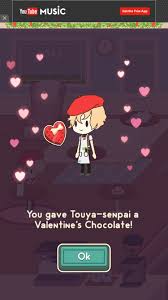 Within a few minutes you will get them. Notice Me Senpai App Collect Senpais With Cafe Items Novel Games Visual Novel Game App