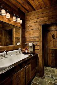 Browse our expansive collection of ready to assemble (rta) bathroom vanities and get the beautiful look and durability of custom vanities for a fraction of the cost by assembling the vanities in your home. Pin By Mari Carmen On Bathrooms We Like Rustic Bathrooms Log Homes Cabin Bathrooms