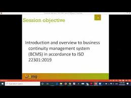 Webinar Business Continuity Management Impact Analysis And Risk Assessment Youtube