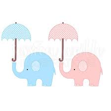 Baby Elephant With Umbrella Cute Digital Clipart Elephant Clip Art Baby Shower Graphics Umbrella Elephant Clip Art Elephant Illustration Cute Baby Elephant