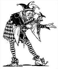 I Chose This Pin To Show Us Arlecchino A Stock Character Who Is Trying To Trick People Out Of Their Money He Is Trying A Jester Tattoo Court Jester Jester