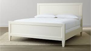 harbor dama king bed reviews crate and barrel white bedding bed furniture white queen bed