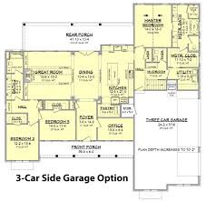 The total square footage is 1600 including a 240 square foot garage. Modern Farmhouse Plan 2 553 Square Feet 3 Bedrooms 2 5 Bathrooms 041 00206