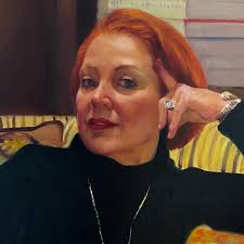 Close view of the portraits of Bertita and Guillermo Martínez. Posting big  portraits