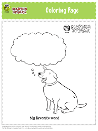 A printable page for kids to color. 13 Best Martha Speaks Coloring Pages For Kids Updated 2018