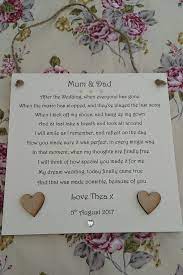 Mum And Dad Wedding Gift Personalised Wedding Thank You Etsy Dad Wedding Gift Gifts For Wedding Party Wedding Thank You Gifts