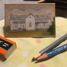 Golf (or library) pencils are 3.5 inches (9 cm) long. Walking Dead Season 1 Episode 1 Farmhouse Colored Pencil And Ink Pen 2 5x3 75 Inches Thewalkingdead