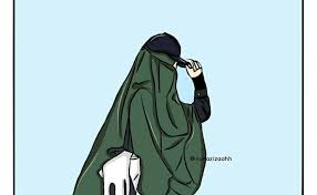 Gambar kartun muslimah berhijab lucu, cantik terbaru dengan pakaian syar'i berhijab bercadar dan berkacamata dengan kualitas hd. Anime Muslimah Bercadar Tomboy Anime Wallpapers