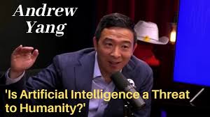 Is Artificial Intelligence A Threat To Humanity Andrew Yang Interview Youtube Threat Interview