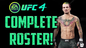 Ufc 4 is the 4th mma fighting video game of ea sports. Ea Ufc 4 Official Roster Youtube