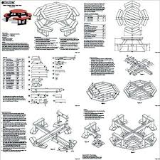 Free Plans To Build A Octagon Picnic Table En 2020 Decoration De Table Theme Nature Table De Pique Nique Table De Jardin Bois