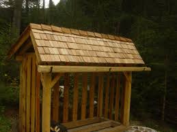 Holzdachrinne Holzunterstand Holzschindeln Holz Holz Schnitzen