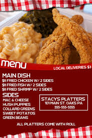It's a fantastic buffet at manna so you can have one of everything! Soul Food Template Postermywall