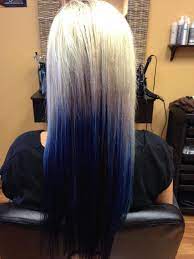 Blonde To Blue Black Ombre Hair Ombre Hair Ideas Black Hair Ombre Ombre Hair