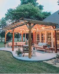 Pin By Tonija On Exteriors Backyard Patio Designs Backyard Farmhouse Backyard