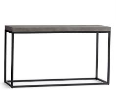 Sloan Concrete Iron Console Table In 2020 Iron Console Table Outdoor Console Table Iron Console