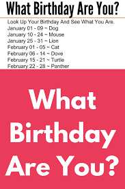 What Birthday Are You January 01 09 Dog January 10 24 Mouse January 25 31 Lion Palm Reading Charts Zodiac Relationships True Colors Personality