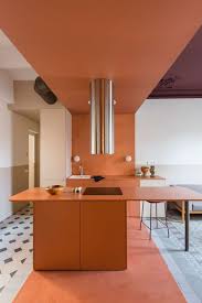 bold orange kitchen decor ideas