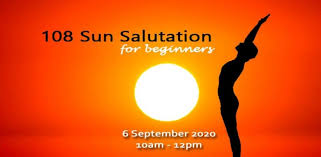 Sun salutations (surya namaskara) were first introduced to yoga in the 1930s by tirumalai krishnamacharya. 108 Sun Salutation Yoga Workshop Peatix