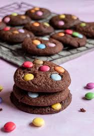 Smarties ® candy is the perfect solution. Chocolate Smartie Cookies Something Sweet Something Savoury