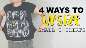 A simple sewing hack will help you fix any low cut neckline! Four Ways To Make A Too Small T Shirt Bigger