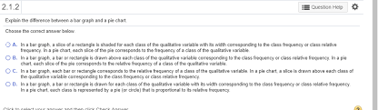 Solved Question Help Explain The Difference Between A B