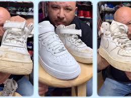 Find out how to get stains out of shoe leather using a simple diy shoe cleaner with our tips for easily cleaning your shoes! Sneaker Cleaner Everything You Need To Deep Clean Your Old Sneakers According To Tiktok S Favorite Shoe Doctor Gq