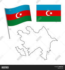 The national flag of the republic of azerbaijan (azerbaijani: Azerbaijan Flag Map Image Photo Free Trial Bigstock