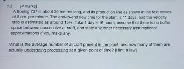 And topical descriptors identiﬁcation, text structure. Solved 1 3 4 Marks A Boeing 737 Is About 36 Metres Long Chegg Com