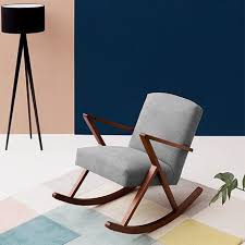 Monoqi Short Schaukelstuhl Grau Rocking Chair Stylish Chairs Chair