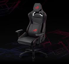 Now, you can't have a proper gaming session without somewhere comfy to plop your rear end, although standing desks do appear to be rising in popularity nowadays too. Rog Chariot Core Gaming Chair Gears Gaming Apparel Bags Gear Rog Republic Of Gamers Rog Global