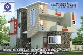 Indian Home Design Ideas With 3 Bedrooms In 2020 House Elevation Bungalow House Design Modern Bungalow House