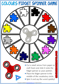 You might also be interested in coloring pages from misc. Colours Esl Printable Fidget Spinner Game For Kids