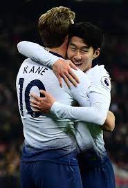 Best harry kane wallpaper, harry kane wallpaper 1024x576. Harry Kane Of Tottenham Hotspur Celebrates With Heung Min Son Of Tottenham Hotspur Tottenham Football Tottenham