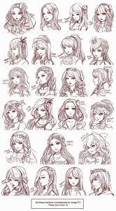 Women Hairstyles Long Pony Tails Drawings Anime Drawings Sketches