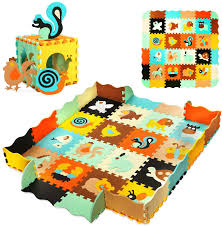 Each tile has an animal outline, and you can. Buy 56 X 56 Baby Play Mat Floor Mat Foam Puzzle Playmat Interlocking Floor Tiles Crawling Mat For Kids Toddlers And Infants Online In Italy B08cxp1z3t